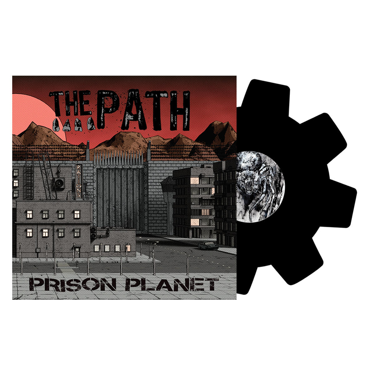 (image for) THE PATH - Prison Planet LP (Shaped Vinyl /200)